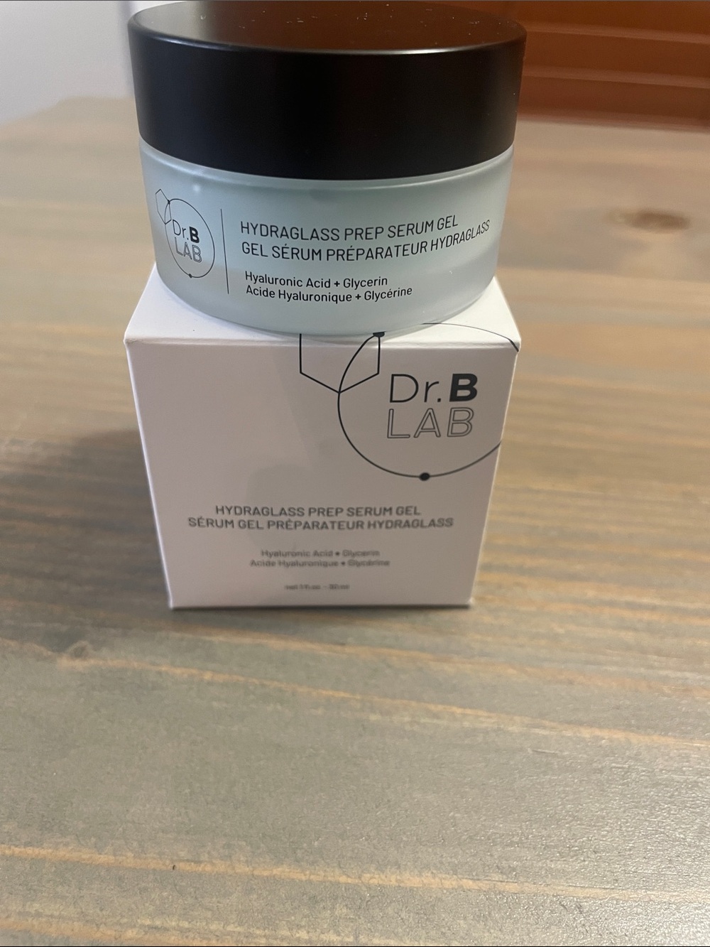 Dr. B Lab Hydraglass Prep Serum Gel by Dr. Brandt Skincare.